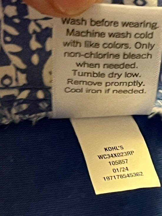 Kohl’s Croft & Barrow Effortless Stretch Skort – Size 16 - Picture 10 of 11